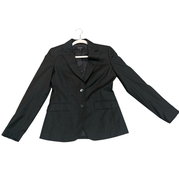 Brooks Brothers Wool Double Button Pin Stripe Single Breasted Blazer Suit Jacket - Picture 4 of 6